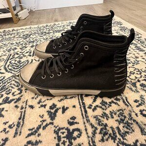 Rare AllSaints Rigg High Top Tennis Shoes Sneakers Size 42 / US 8